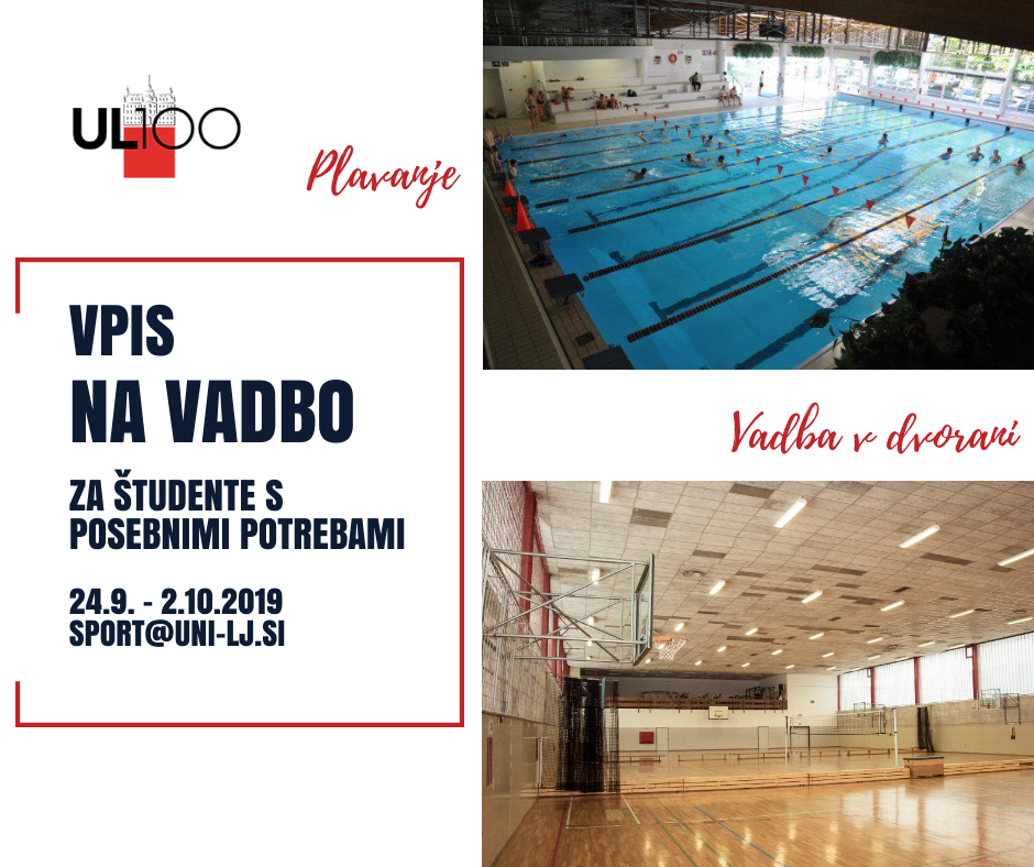 Vadba za študente s posebnimi potrebami na UL