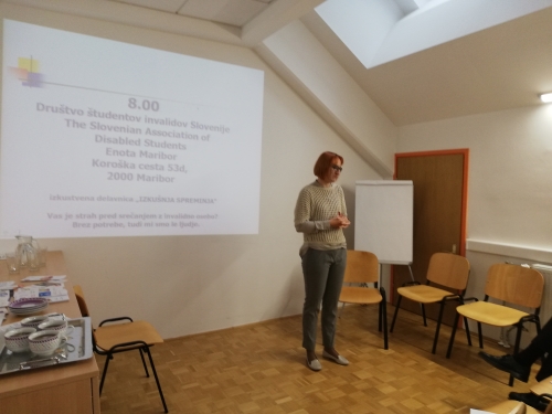 Lucija Tetičkovič predstavlja svojo študijsko izkušnjo