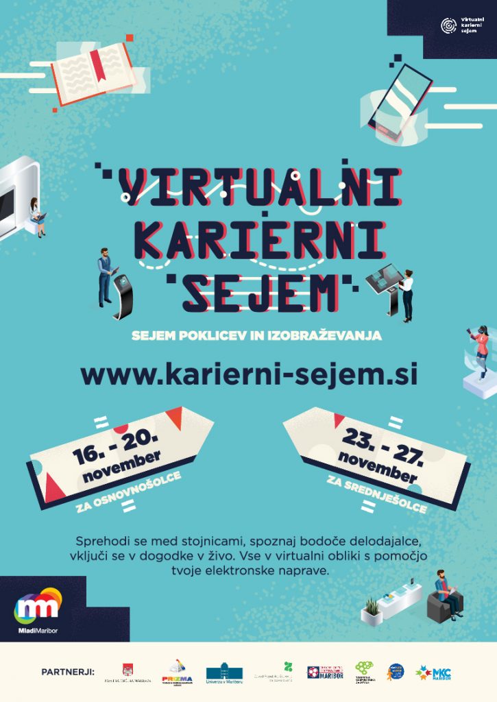 Promocijski plakat virtualnega kariernega sejma