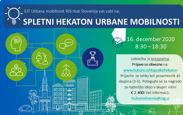 Vabljeni na spletni hekatlon urbane mobilnosti