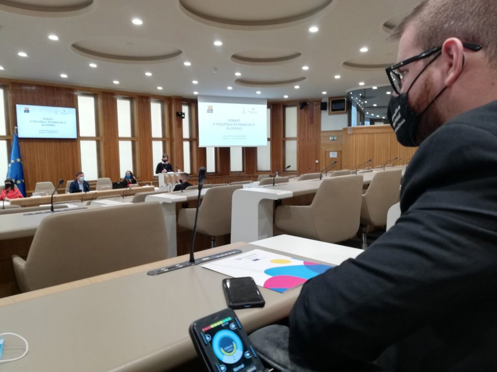 Predsednik društva se je udeležil posveta o položaju študentov