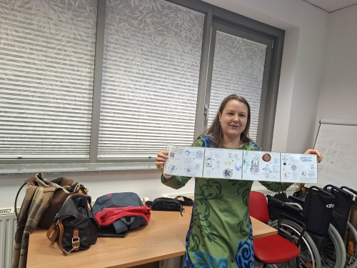 Potni list s štemplji s Camina