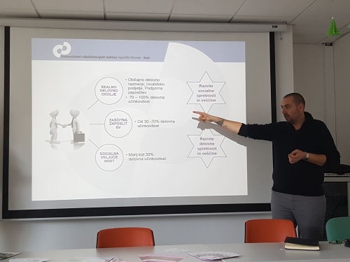 Predstavitev možnih oblik zaposlitev po zaključku zaposlitvene rehabilitacije