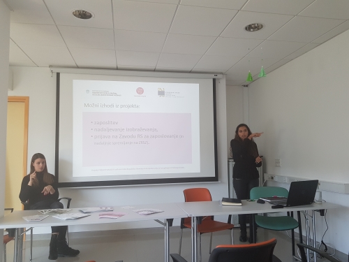 Predstavitev možnosti za mlade, ko zaključijo s projektom Prehod mladih