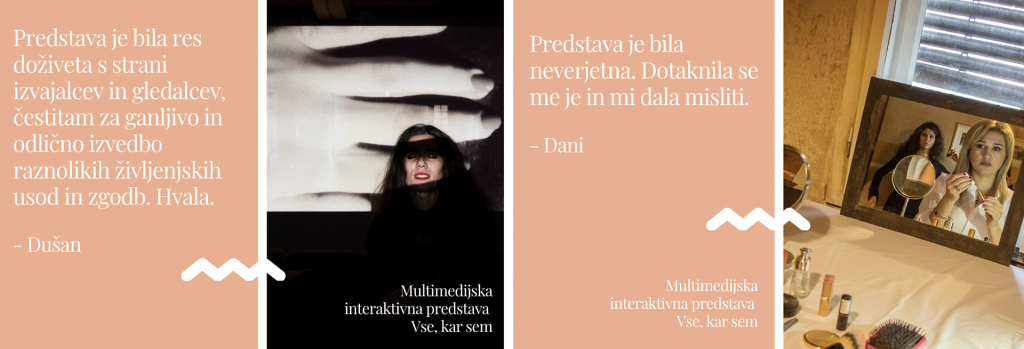 Vabljeni na interaktivno multimedijsko predstavo VSE, KAR SEM