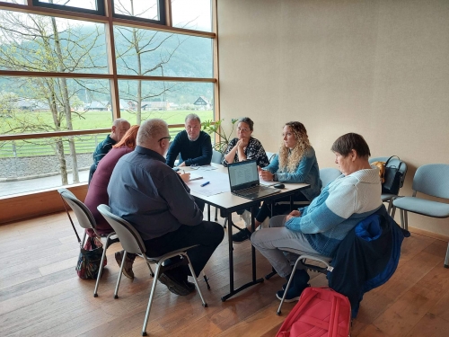 Razprava ene od skupin udeležencev