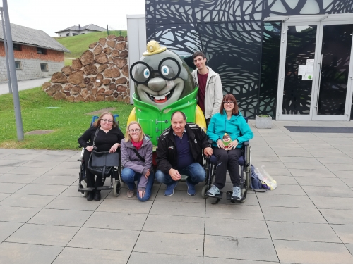 Skupinska s krtom pred Vulkanijo